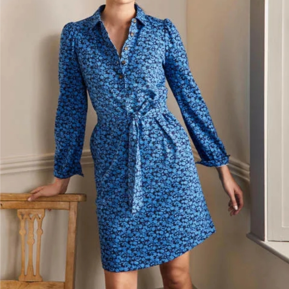 Boden Jersey Shirt Dress